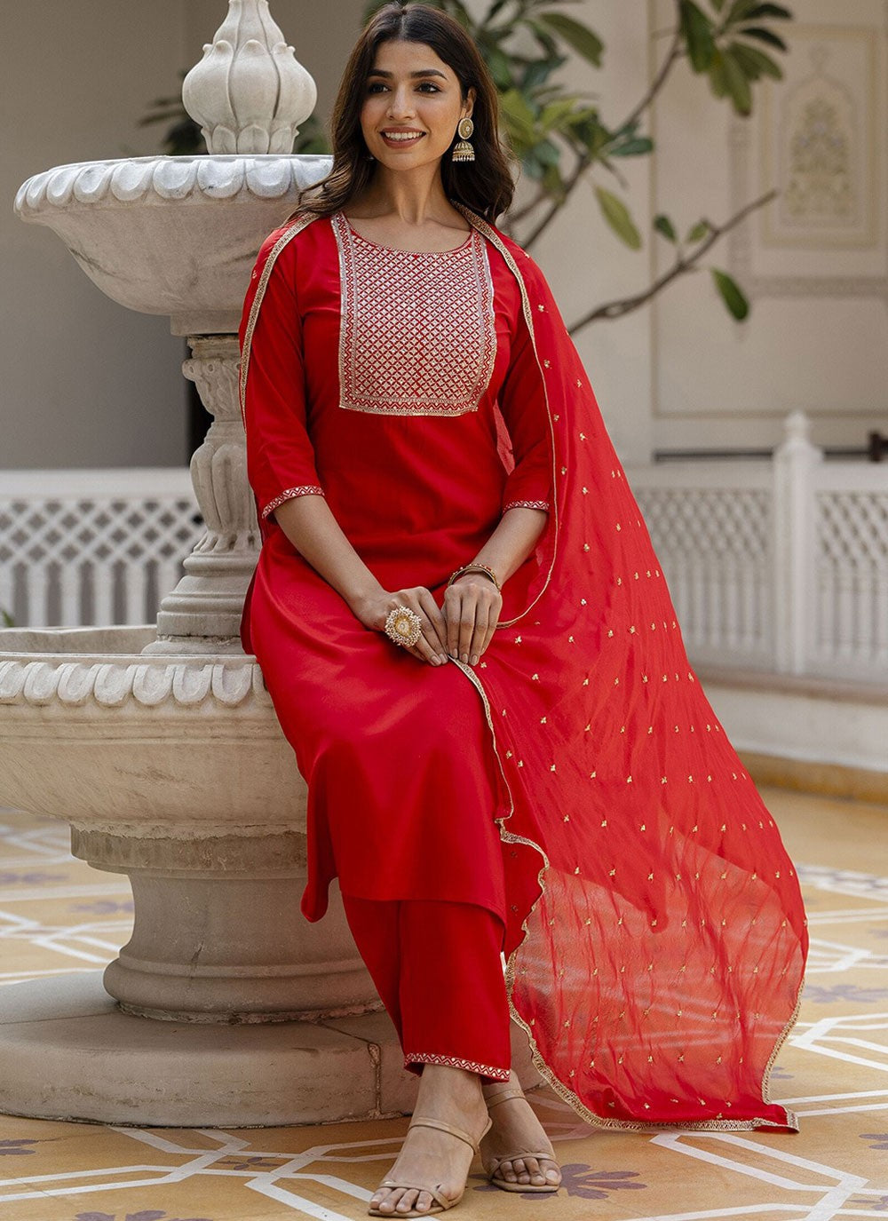 Cotton Salwar Suit - T2219