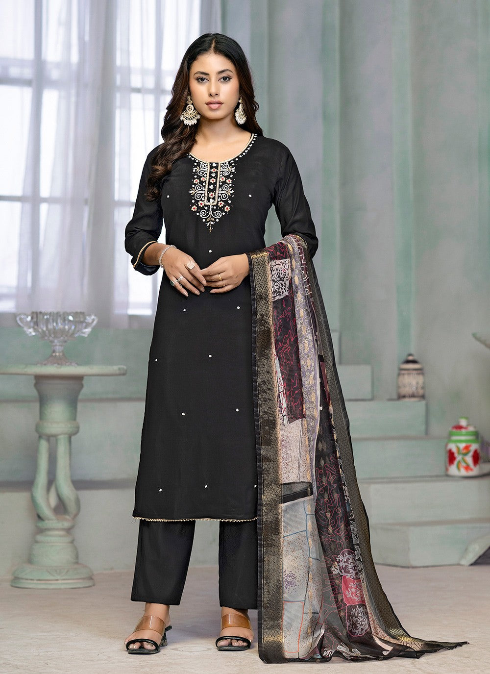 Cotton , Rayon Salwar Suit - T3074