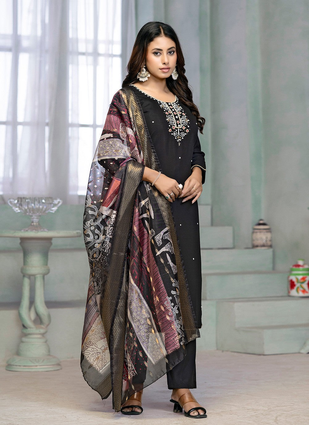 Cotton , Rayon Salwar Suit - T3074