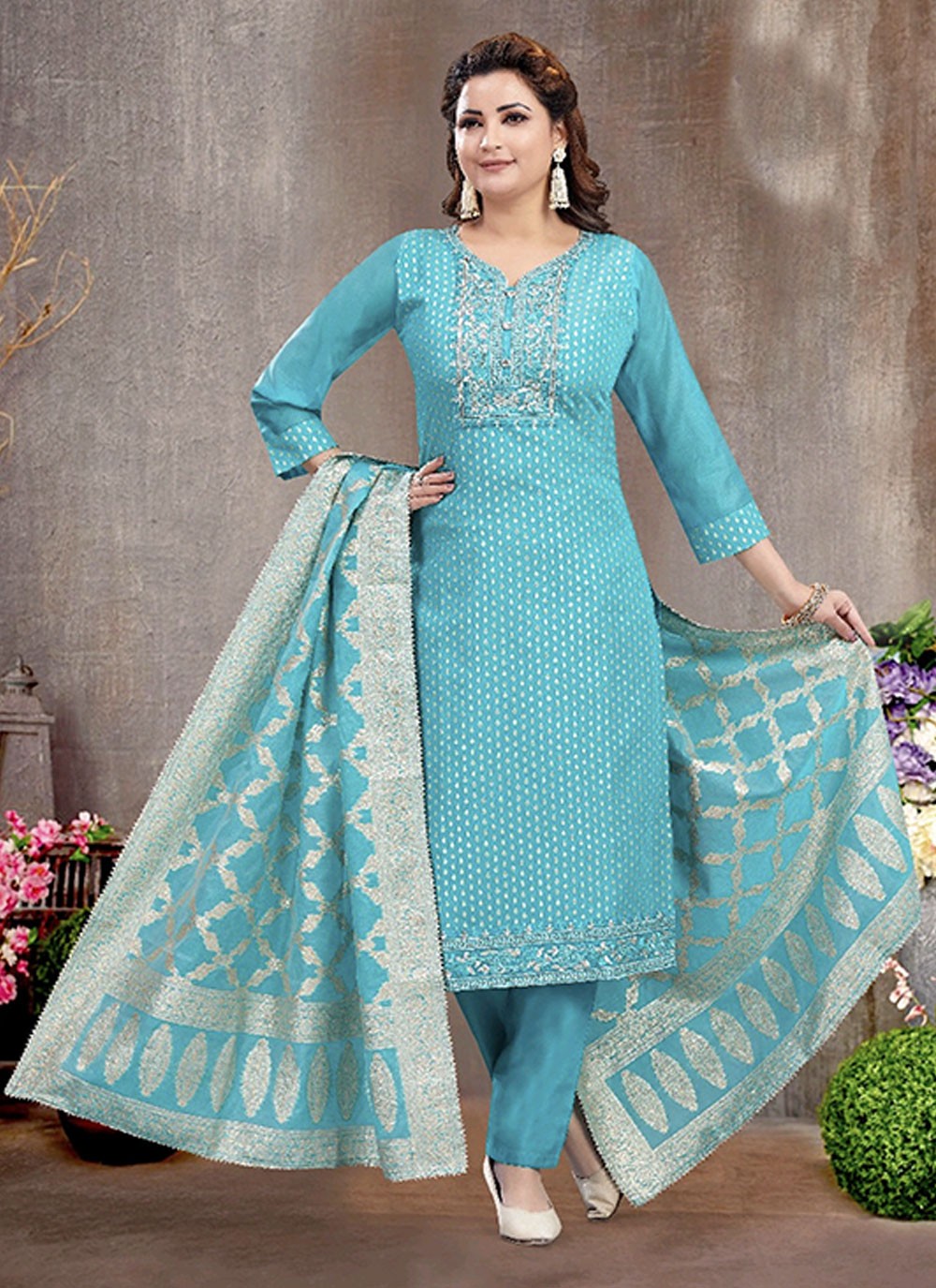 Georgette Salwar Suit - T2925