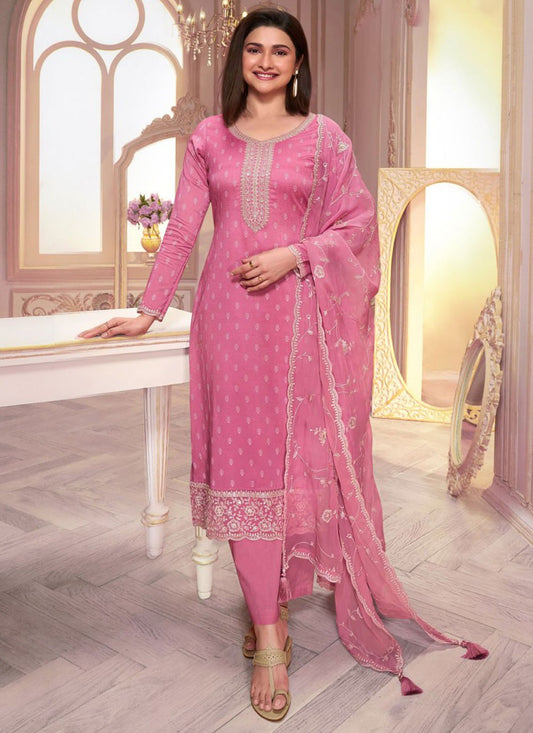 Silk Salwar Suit - T3907