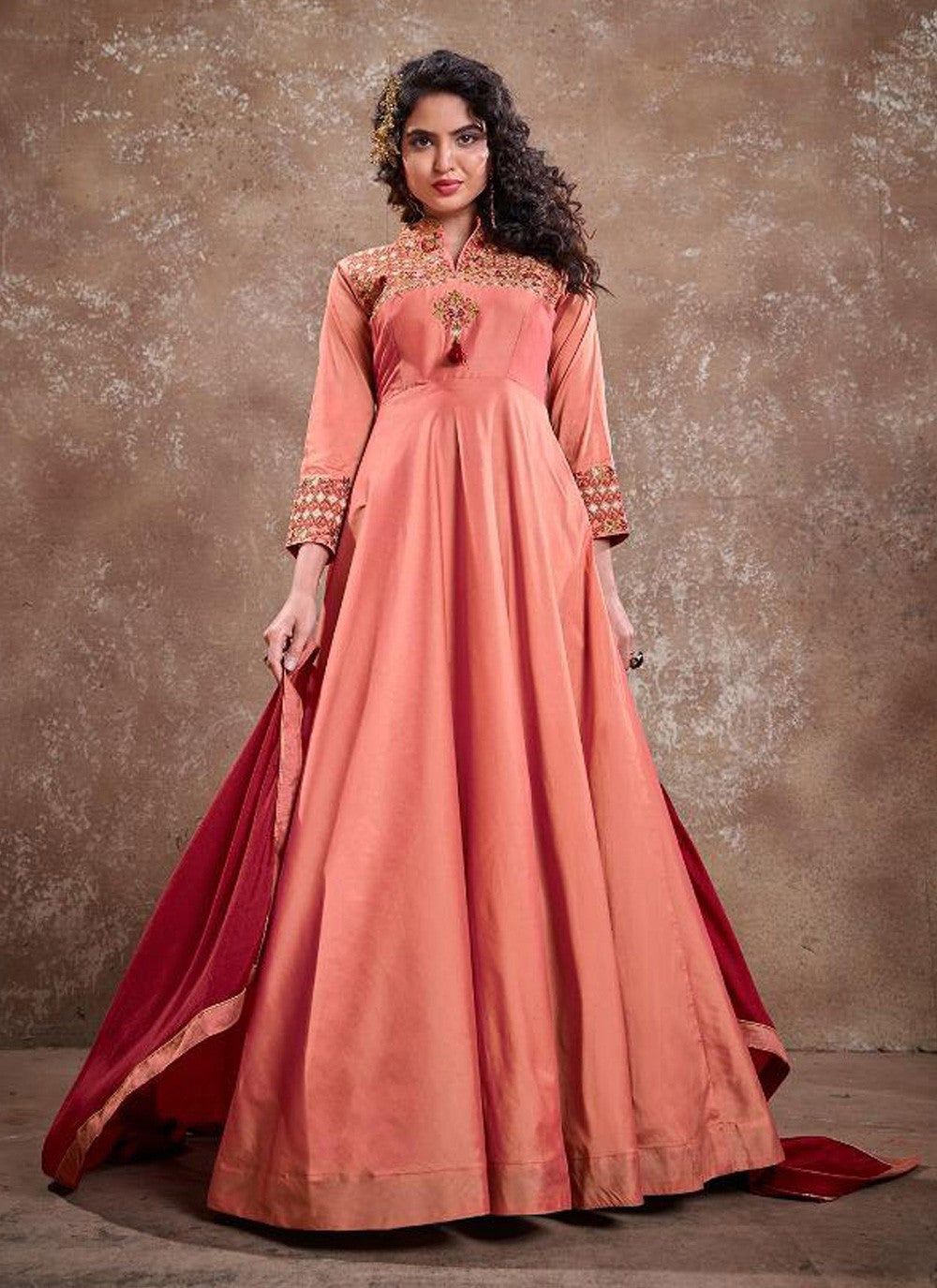 Silk Anarkali - T192