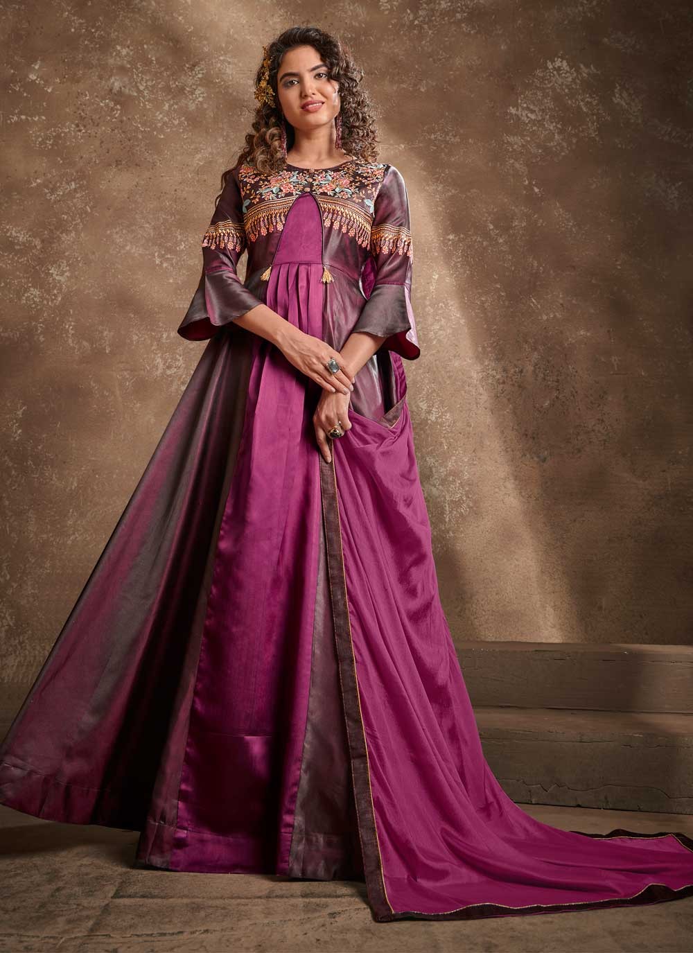 Silk Anarkali - T208