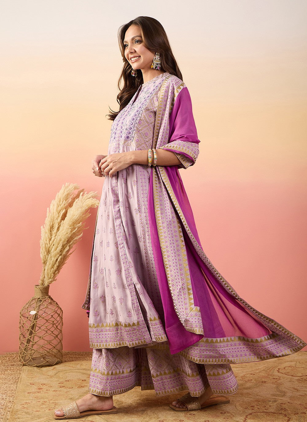 Silk Salwar Suit - T4033