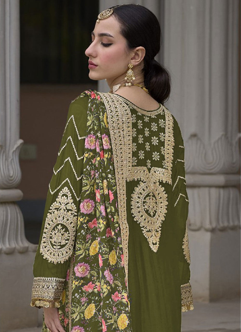 Chinon Salwar Suit - T3121