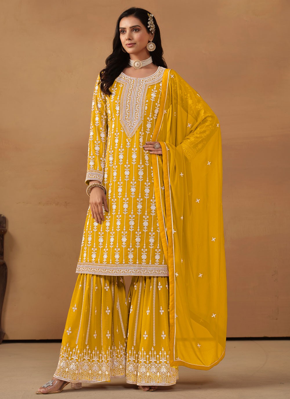 Faux Georgette Salwar Suit - T2068