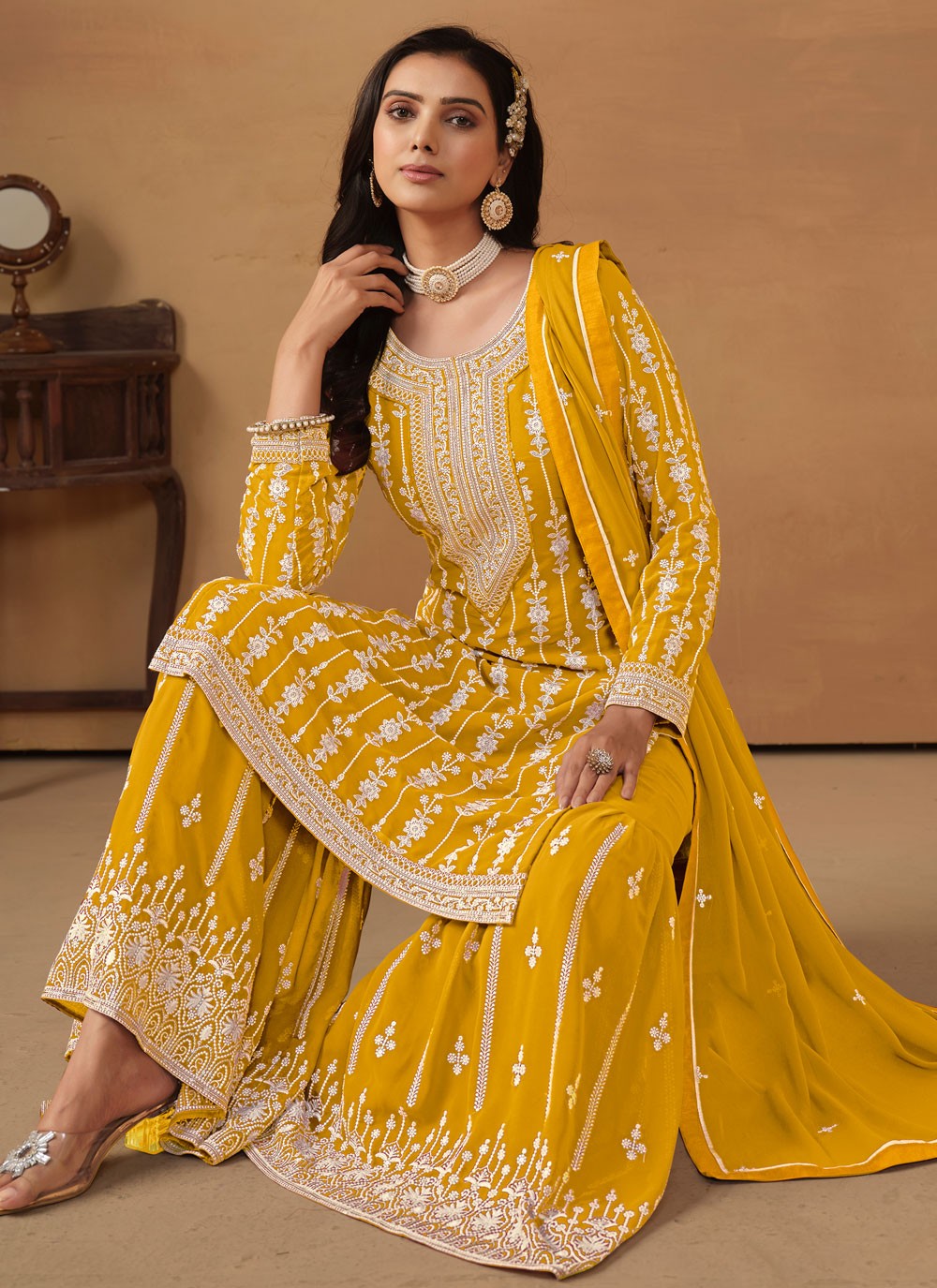 Faux Georgette Salwar Suit - T2068