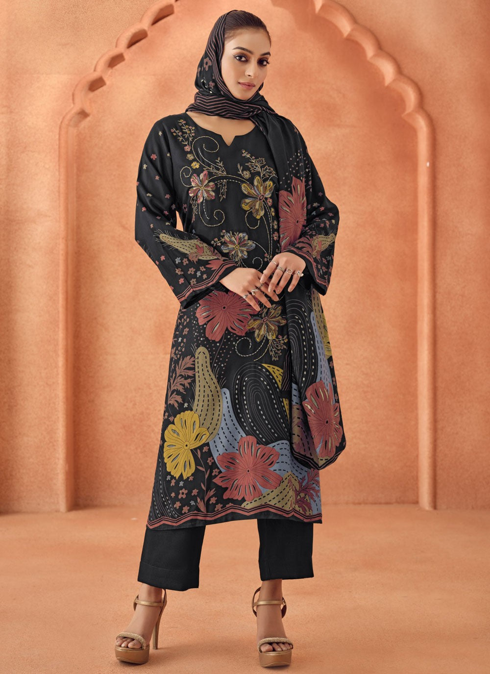 Viscose Salwar Suit - T3647