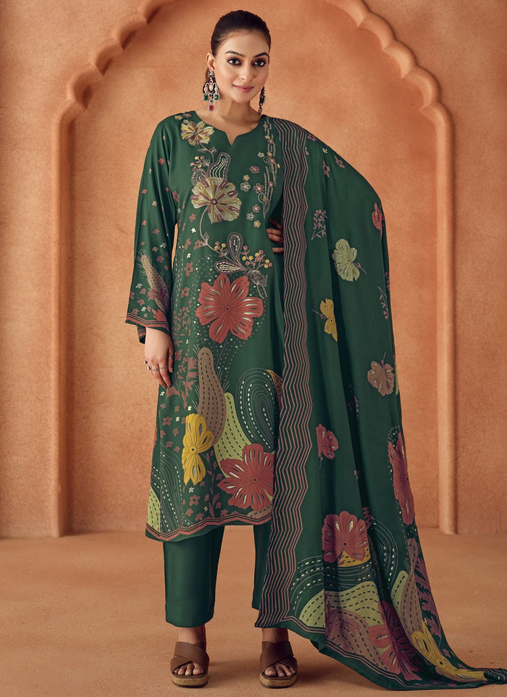 Viscose Salwar Suit - T3647