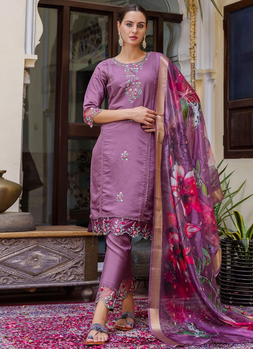 Viscose Salwar Suit - T3388