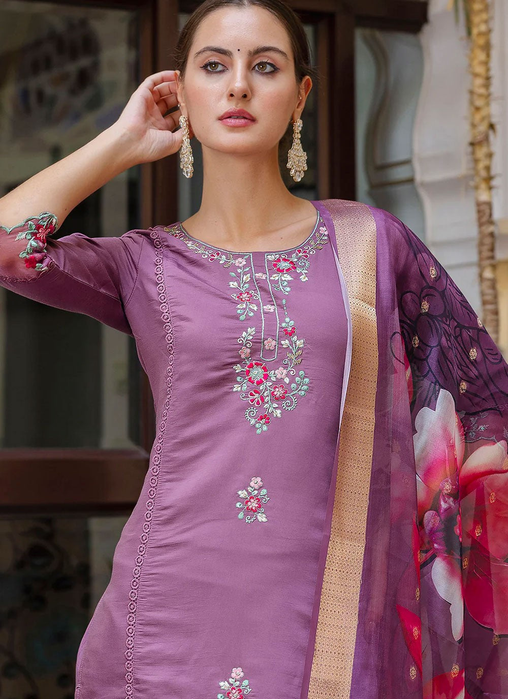 Viscose Salwar Suit - T3388