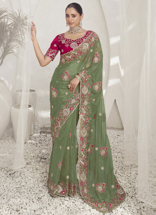 Classic Cord Fancy Fabric Saree - S8706