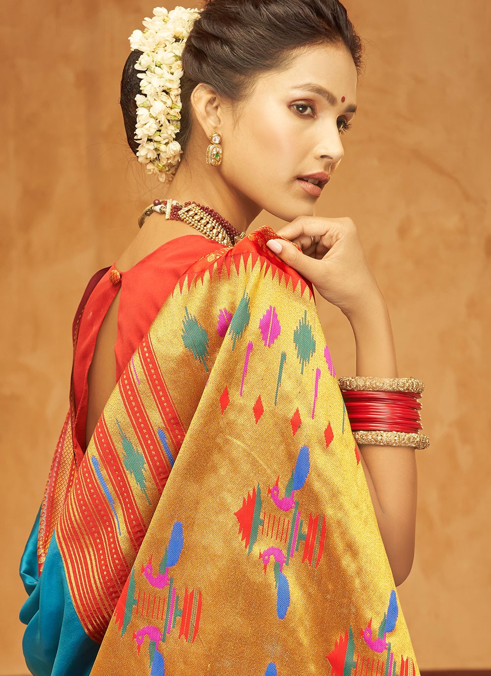 Classic Woven Fancy Fabric Saree - S8959