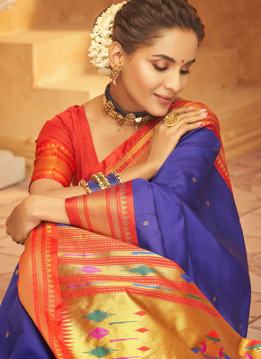 Classic Woven Fancy Fabric Saree - S8959