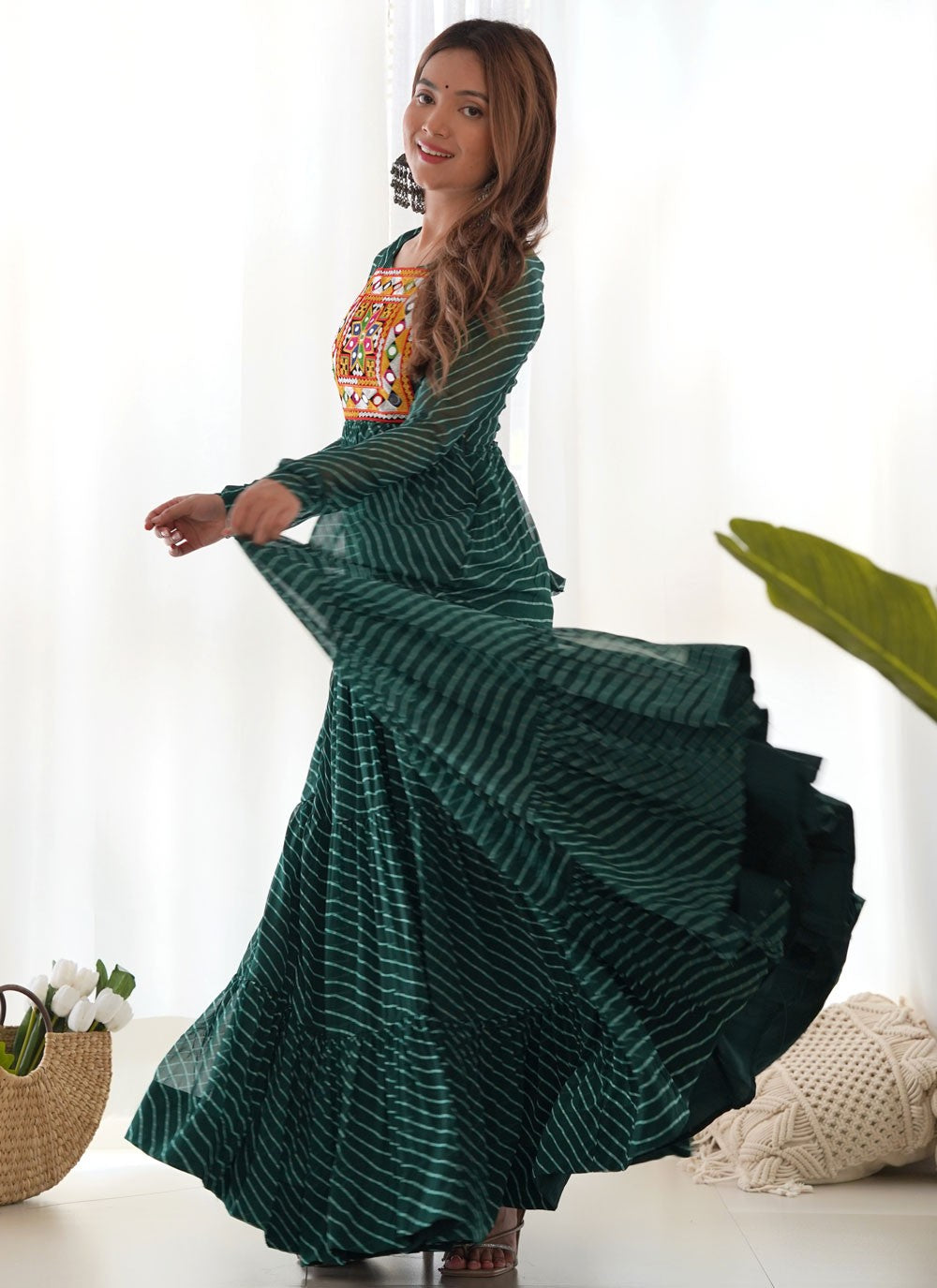 Faux Georgette Gown - G1580