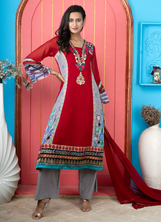 Georgette Salwar Suit - T3270