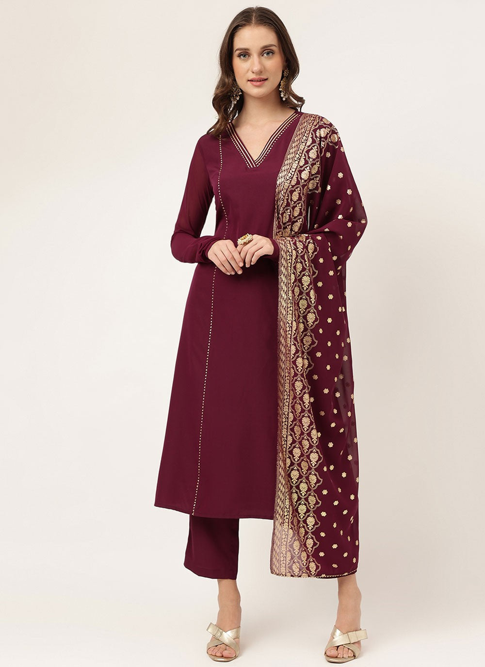 Cotton Salwar Suit - T1695