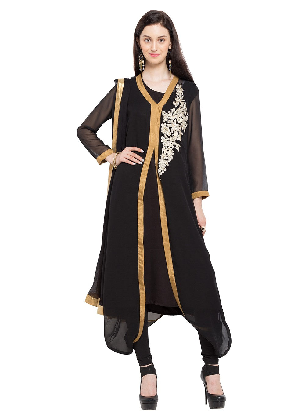 Faux Georgette Salwar Suit - T237