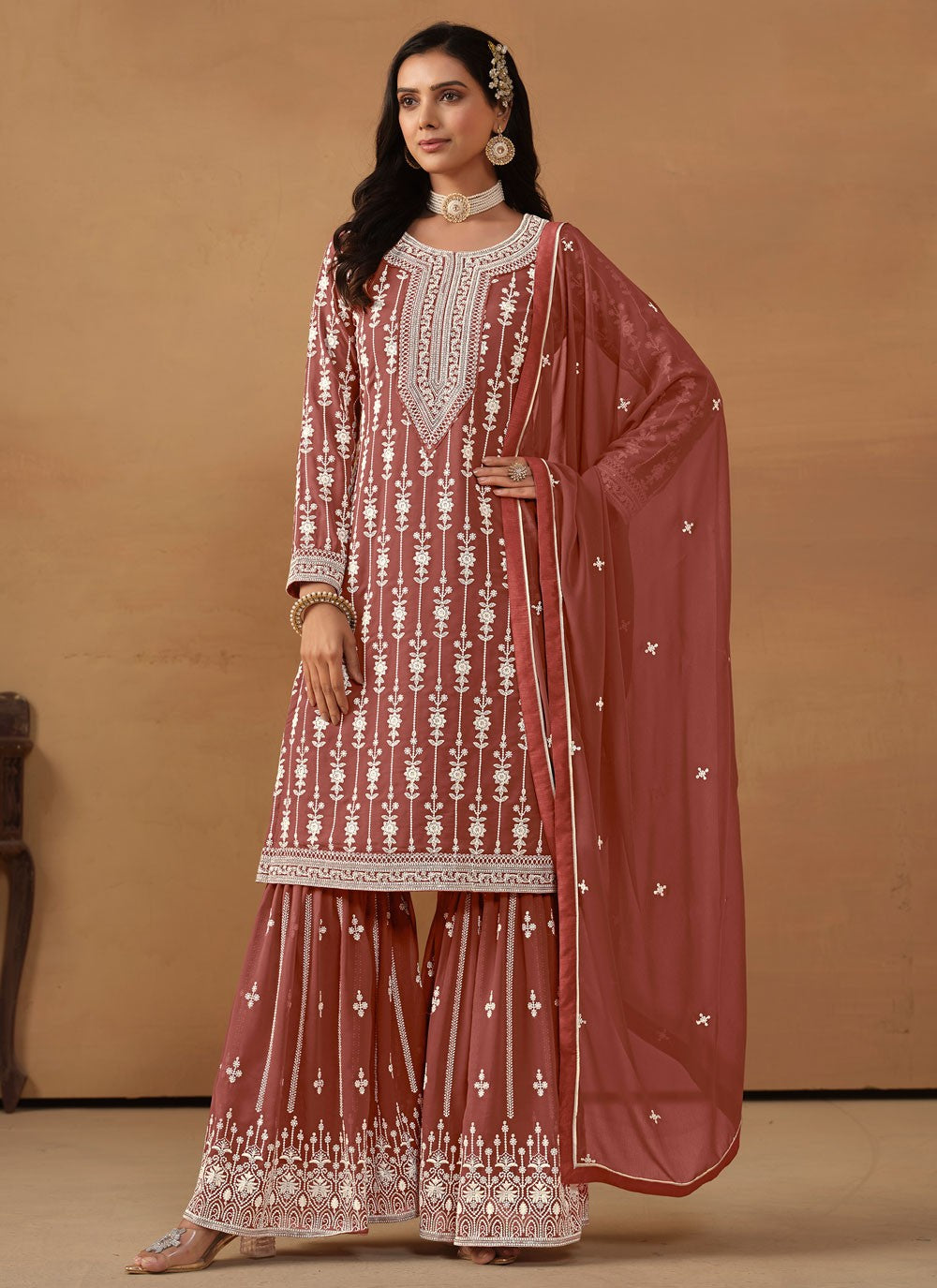 Faux Georgette Salwar Suit - T2068