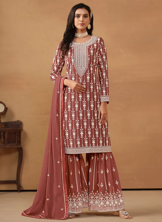 Faux Georgette Salwar Suit - T2068