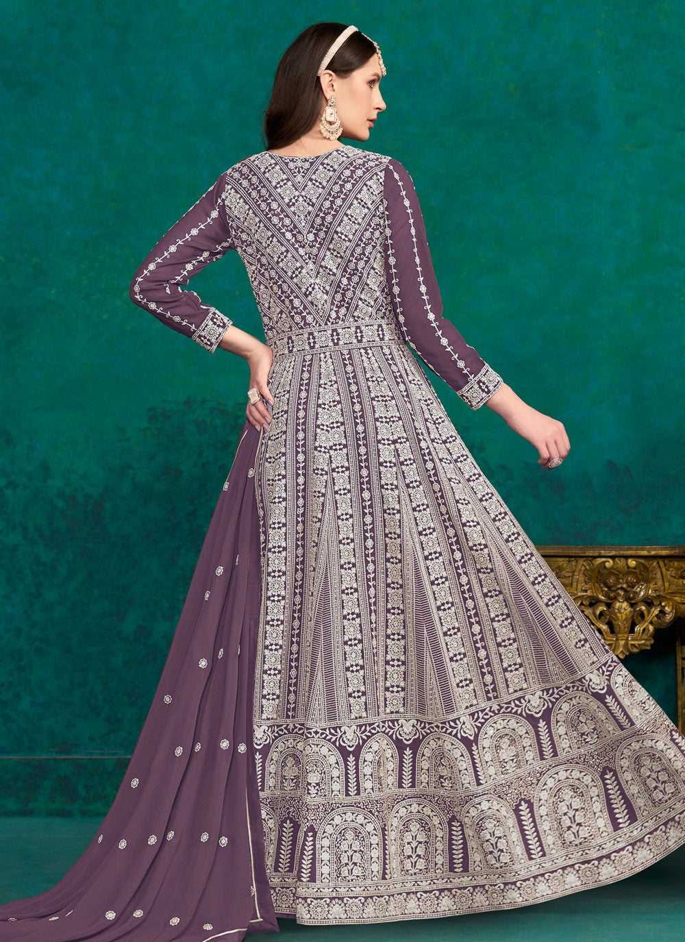 Faux Georgette Salwar Suit - T2766