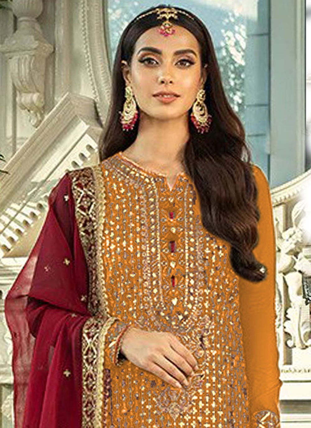 Faux Georgette Salwar Suit - T2822