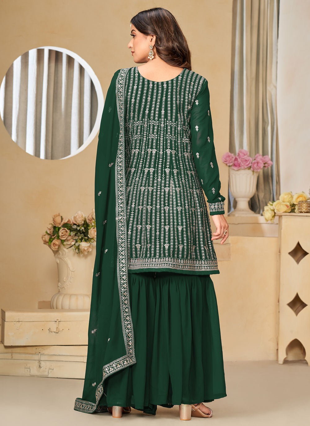 Faux Georgette Salwar Suit - T2318