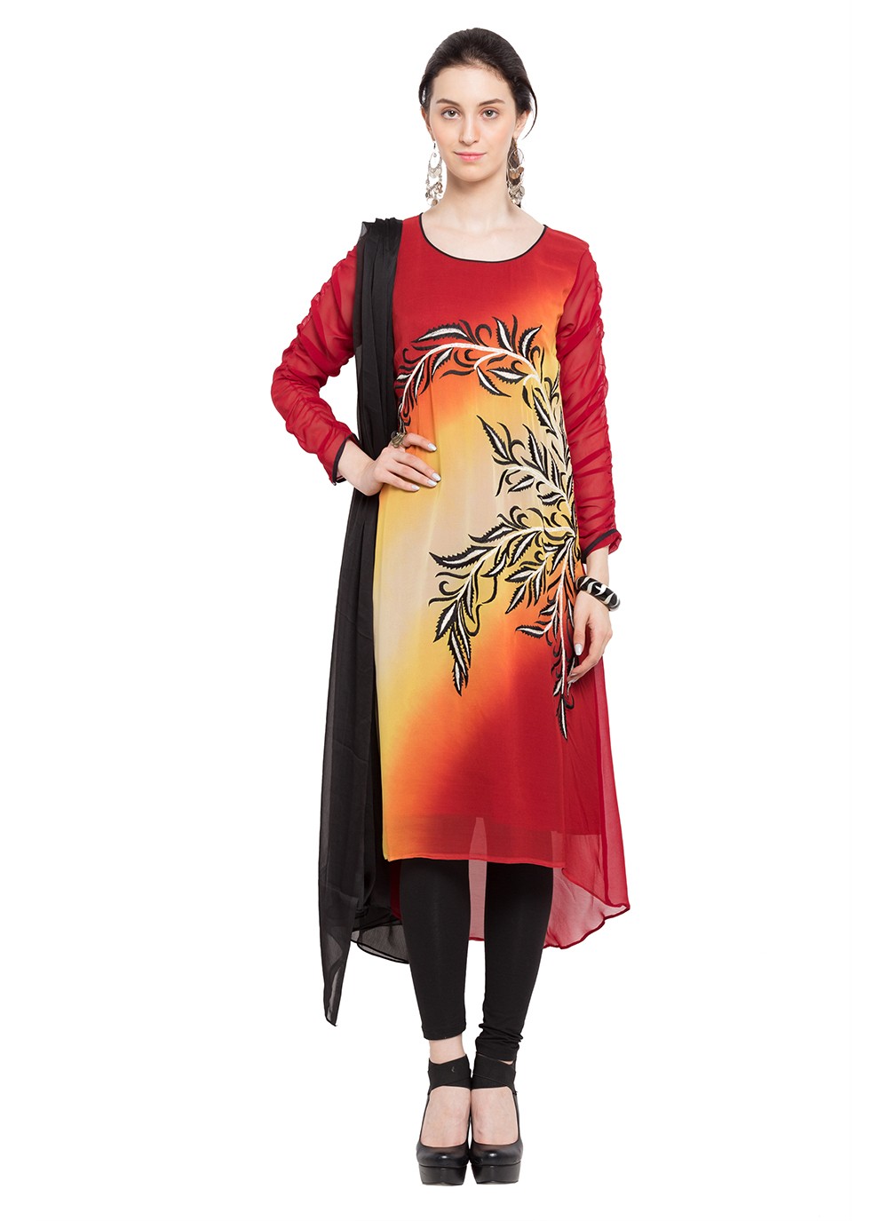 Faux Georgette Salwar Suit - T237