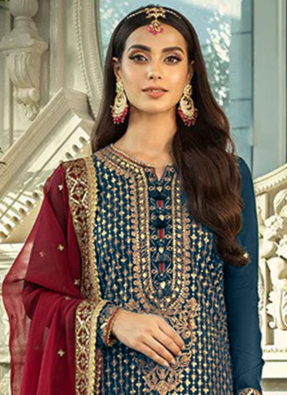 Faux Georgette Salwar Suit - T2822