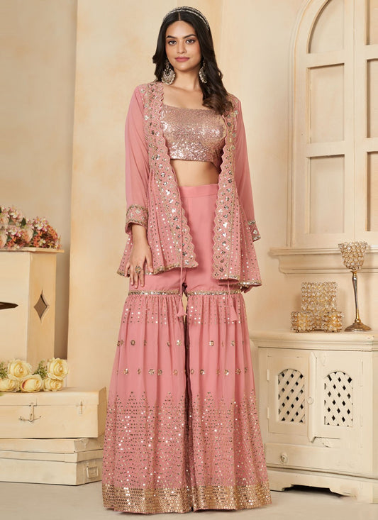 Faux Georgette Salwar Suit - T2373