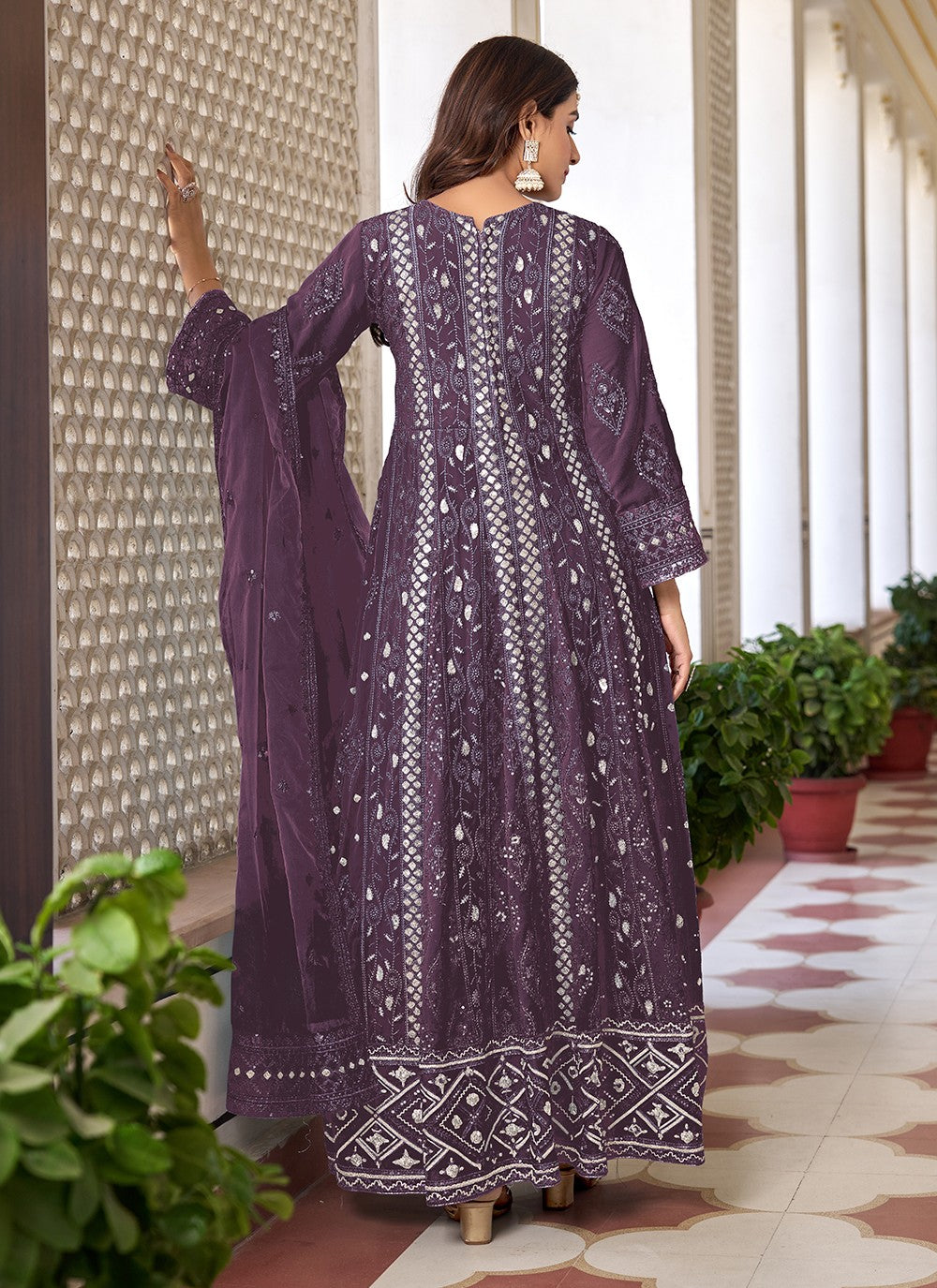 Faux Georgette Salwar Suit - T2167