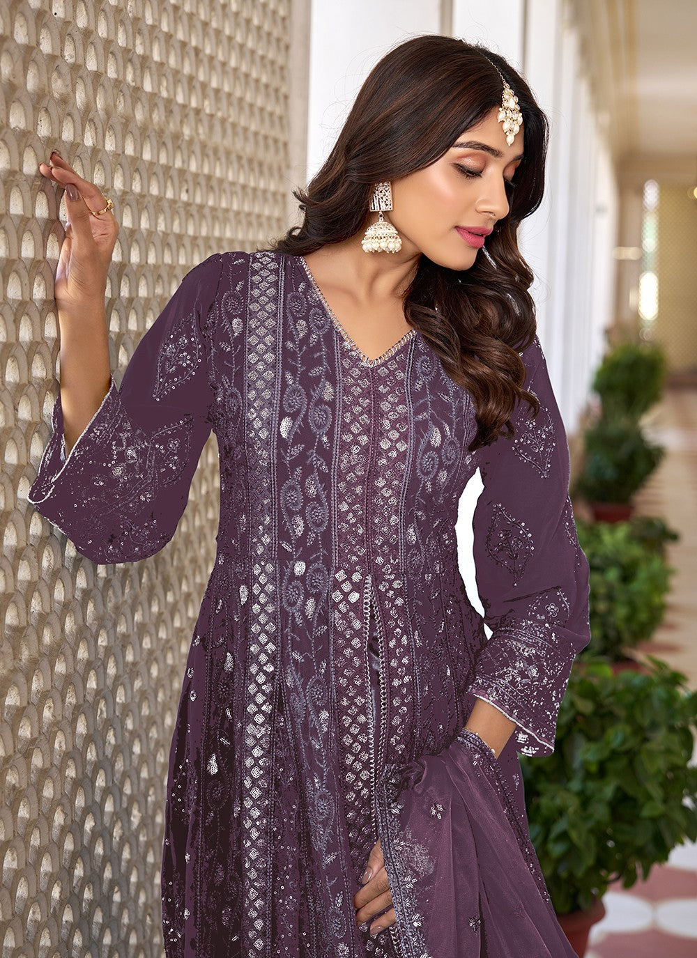 Faux Georgette Salwar Suit - T2167