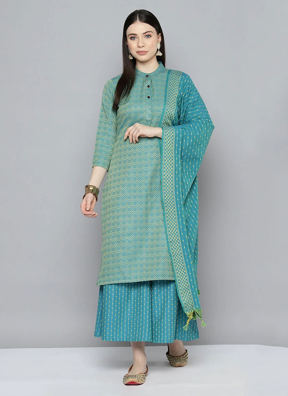 Cotton , Polyester Salwar Suit - T2598