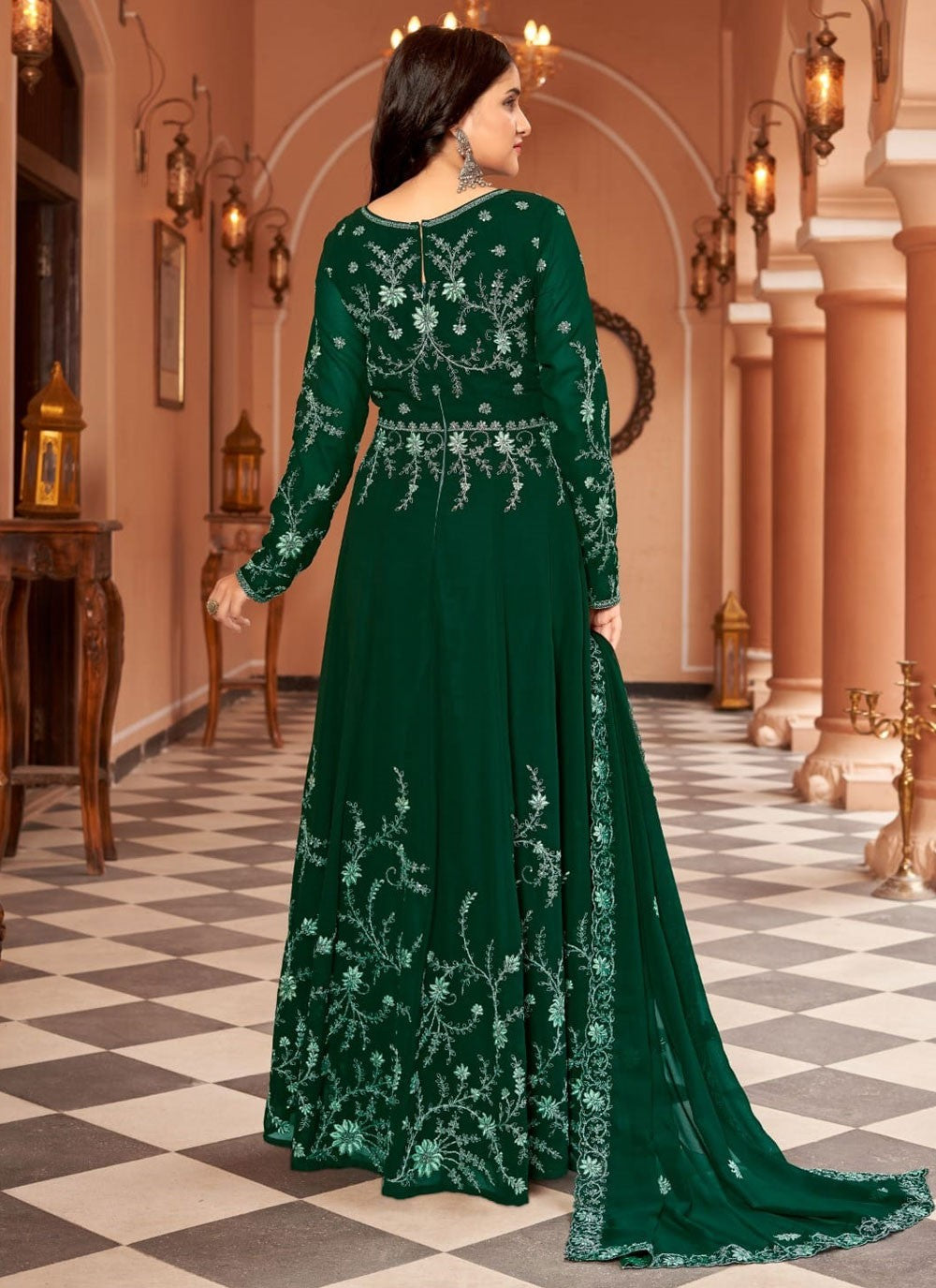 Faux Georgette Salwar Suit - T2141