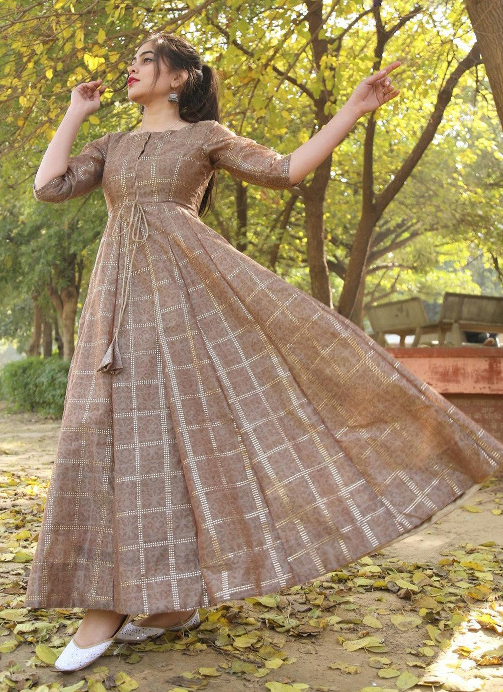 Chanderi Gown - G1004