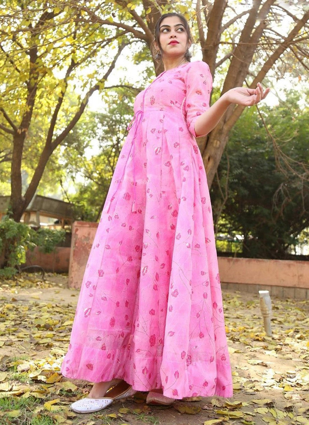 Chanderi Gown - G1004