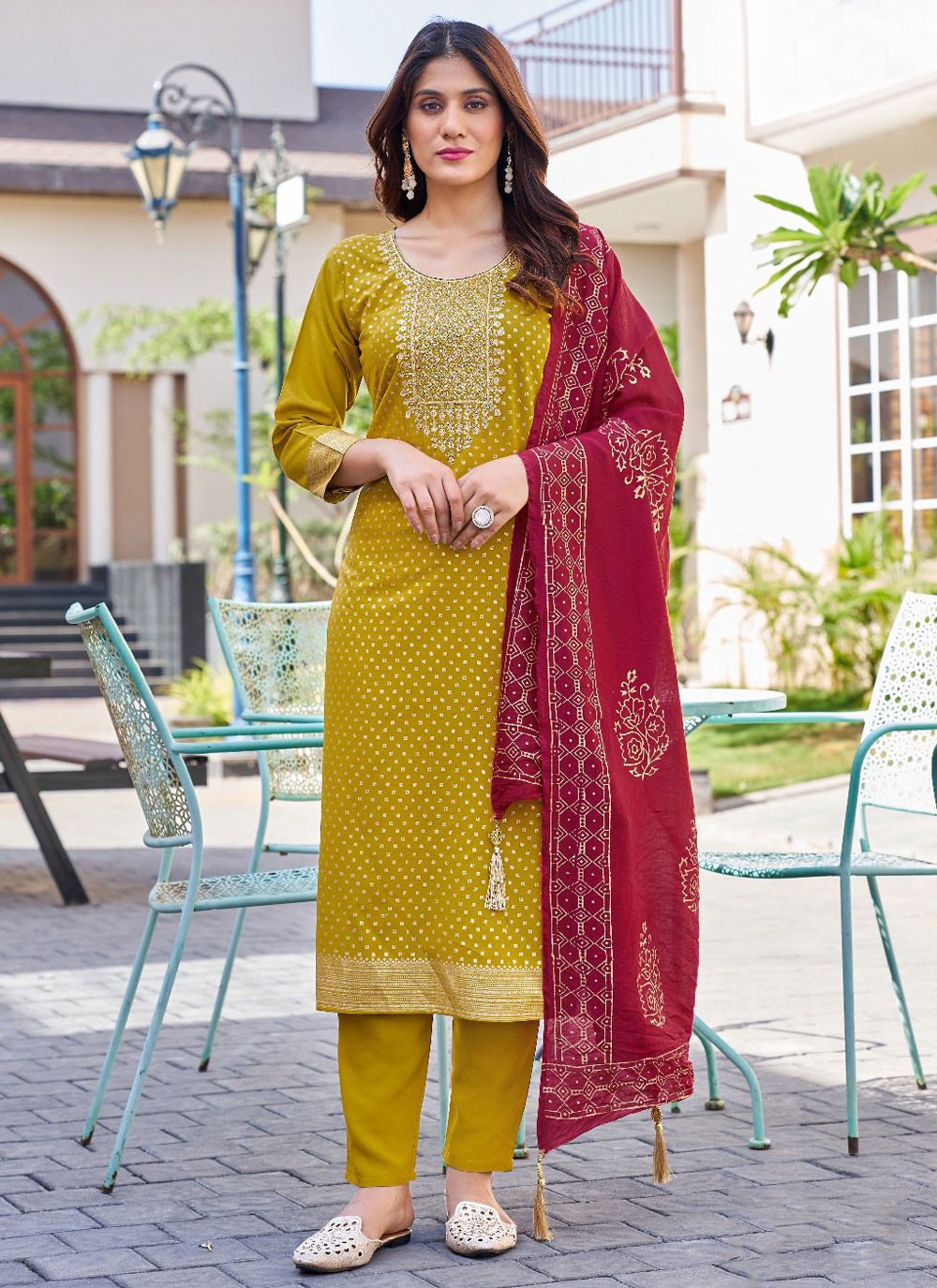 Rayon Salwar Suit - T3536