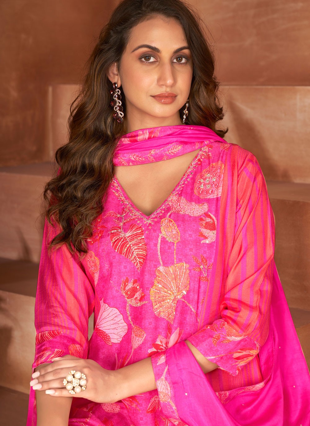 Muslin Salwar Suit - T2238