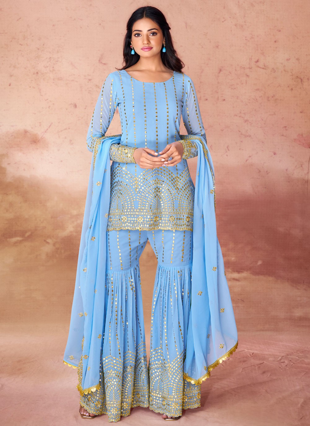 Georgette Salwar Suit - T2828