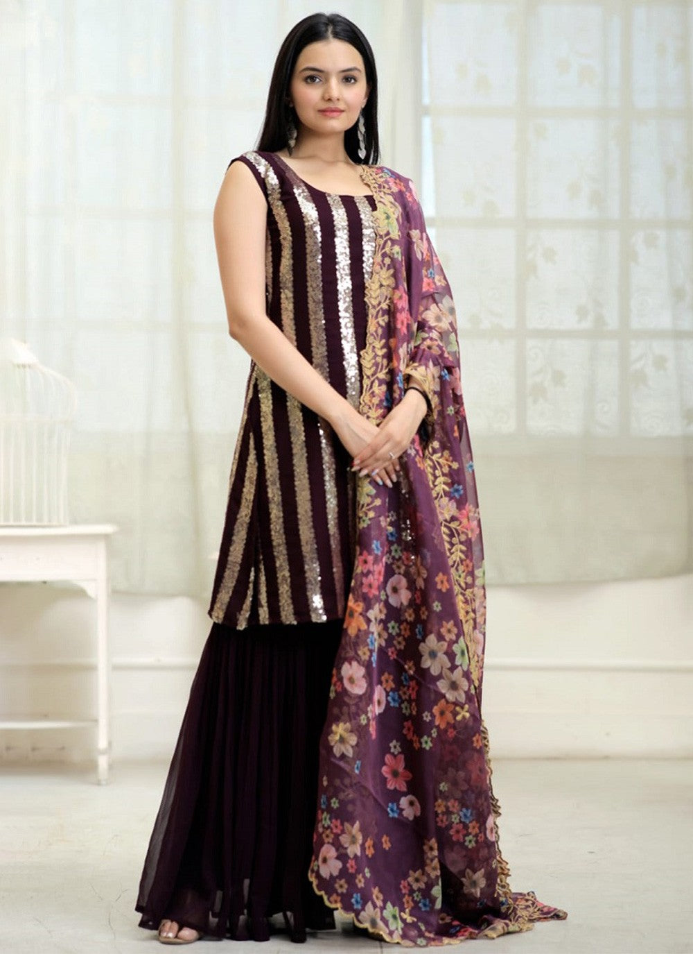 Georgette Salwar Suit - T1112