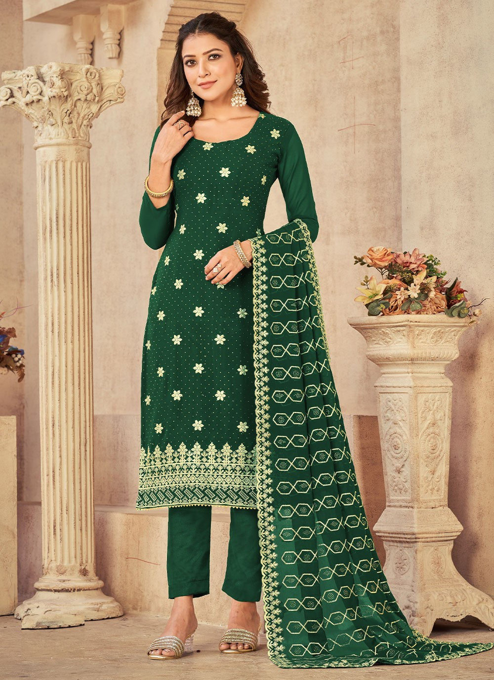 Georgette Salwar Suit - T1068