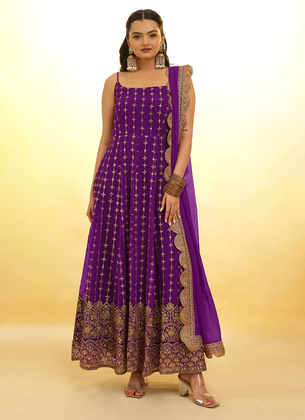 Georgette Salwar Suit - T2674