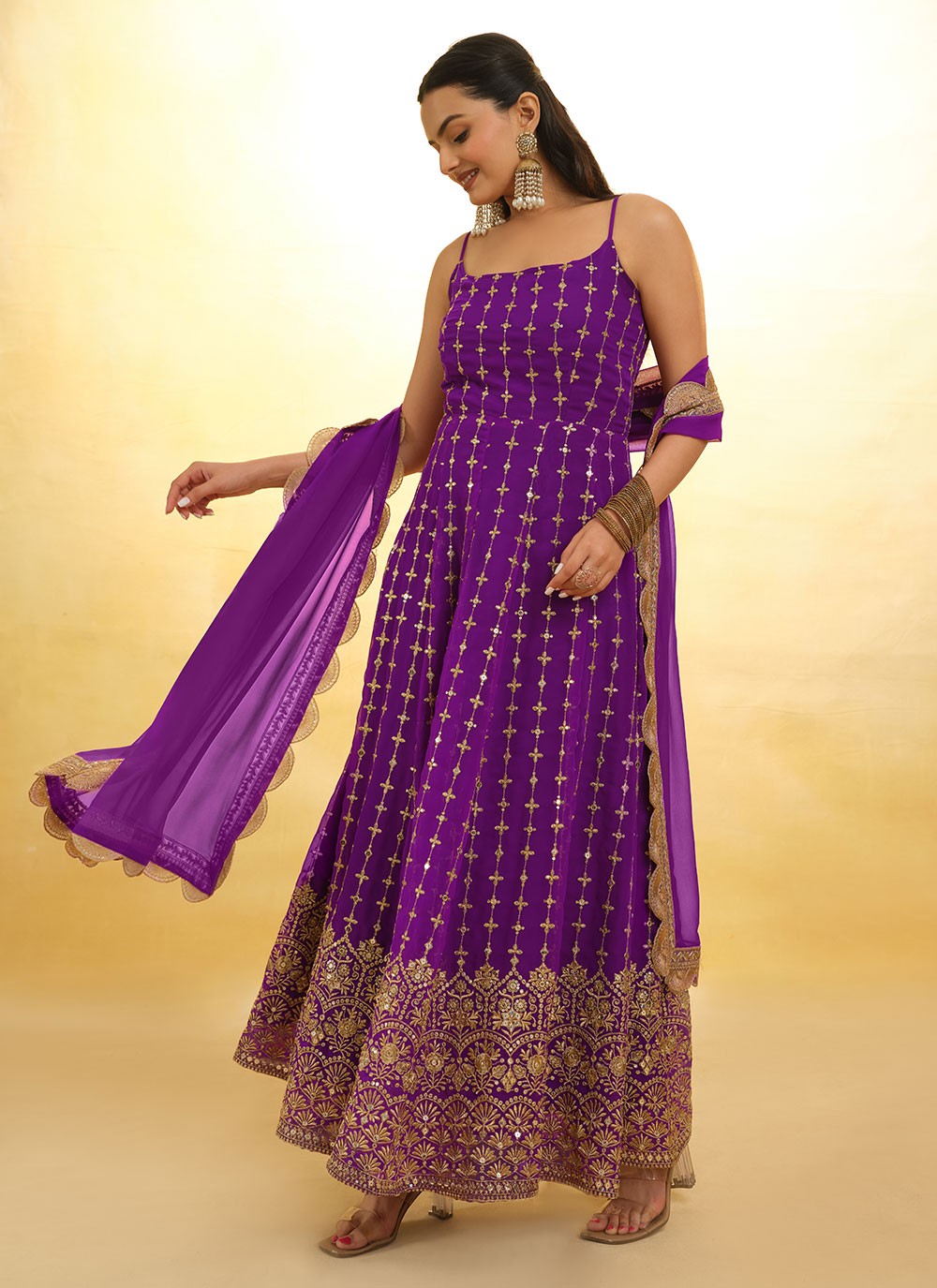 Georgette Salwar Suit - T2674