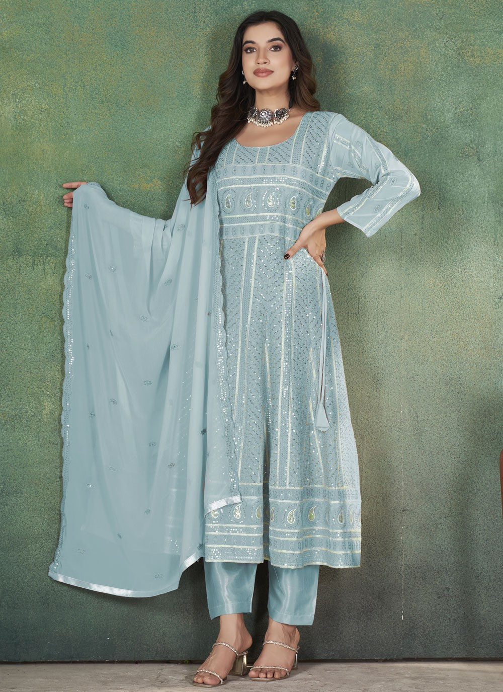 Georgette Salwar Suit - T3690