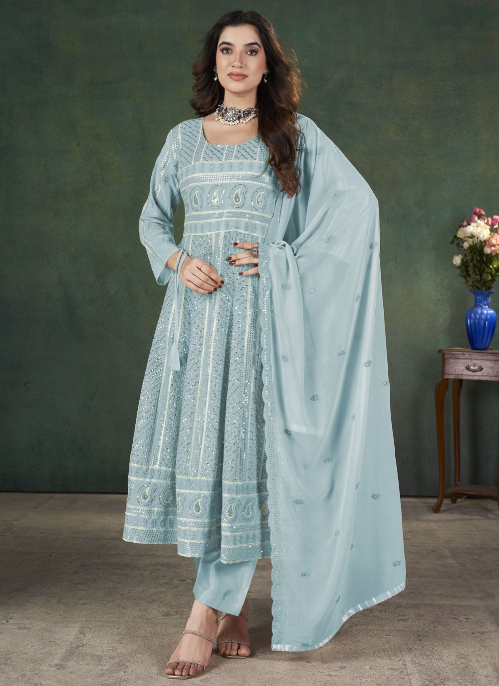 Georgette Salwar Suit - T3690