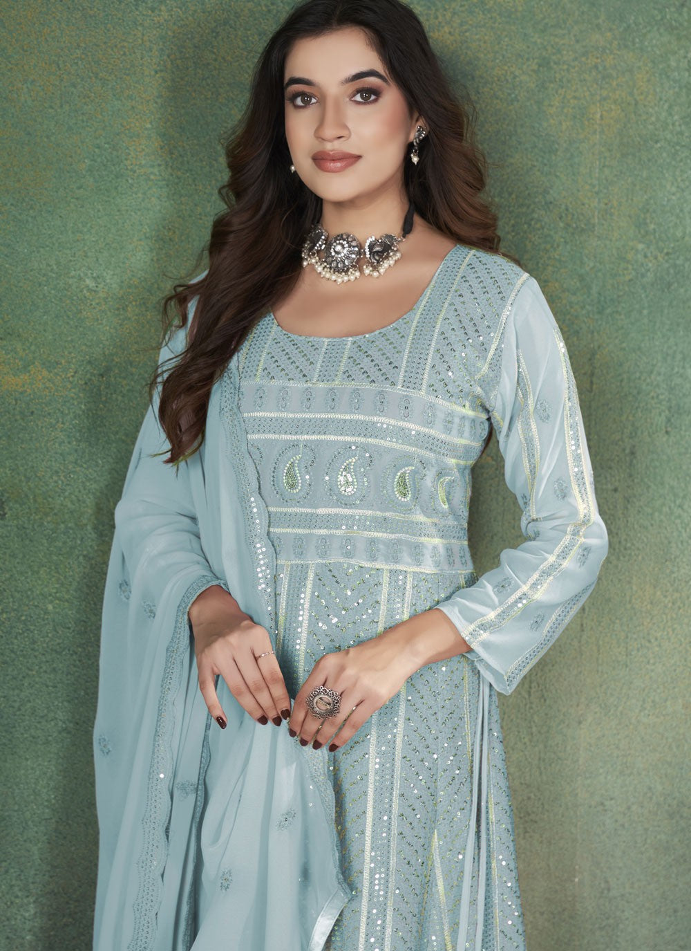 Georgette Salwar Suit - T3690