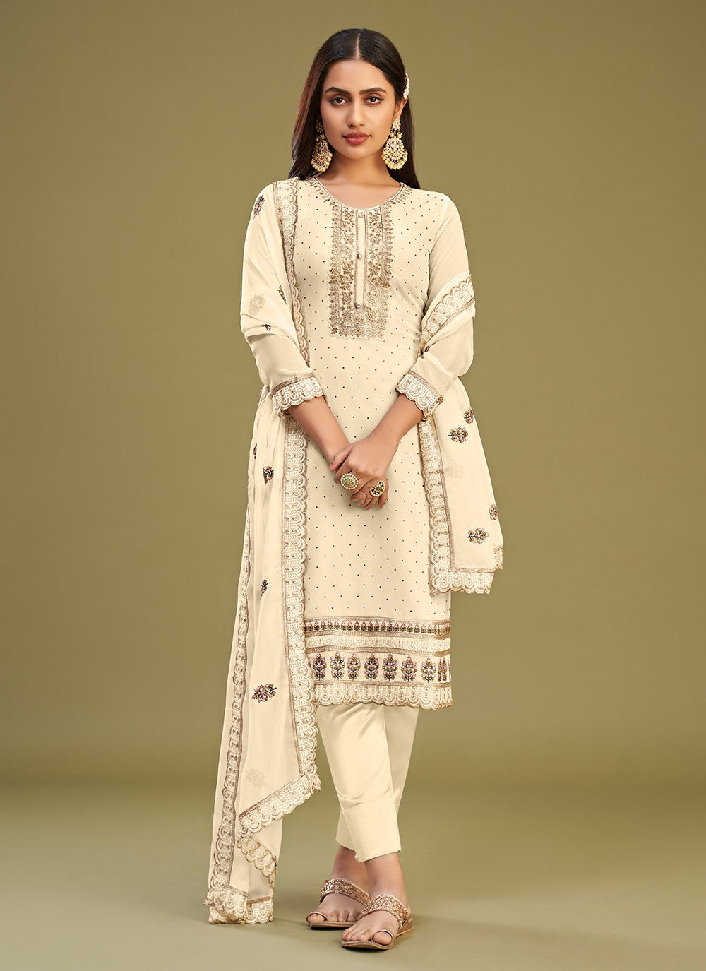 Georgette Salwar Suit - T1929