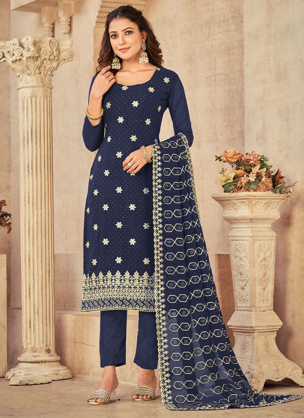 Georgette Salwar Suit - T1068