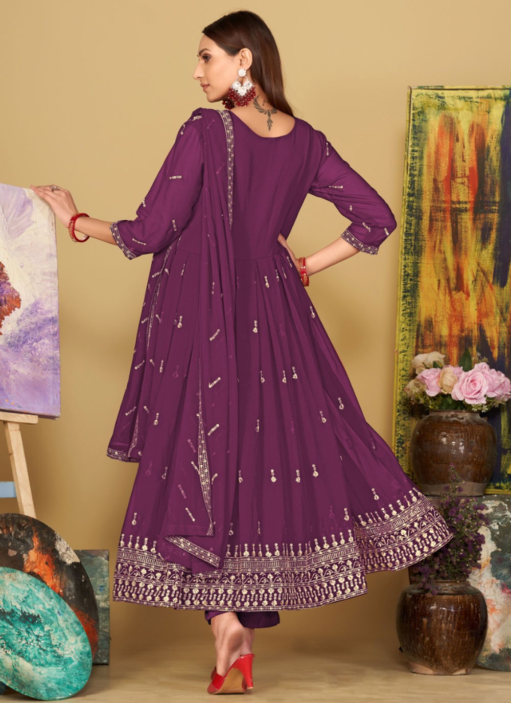 Georgette Salwar Suit - T2262