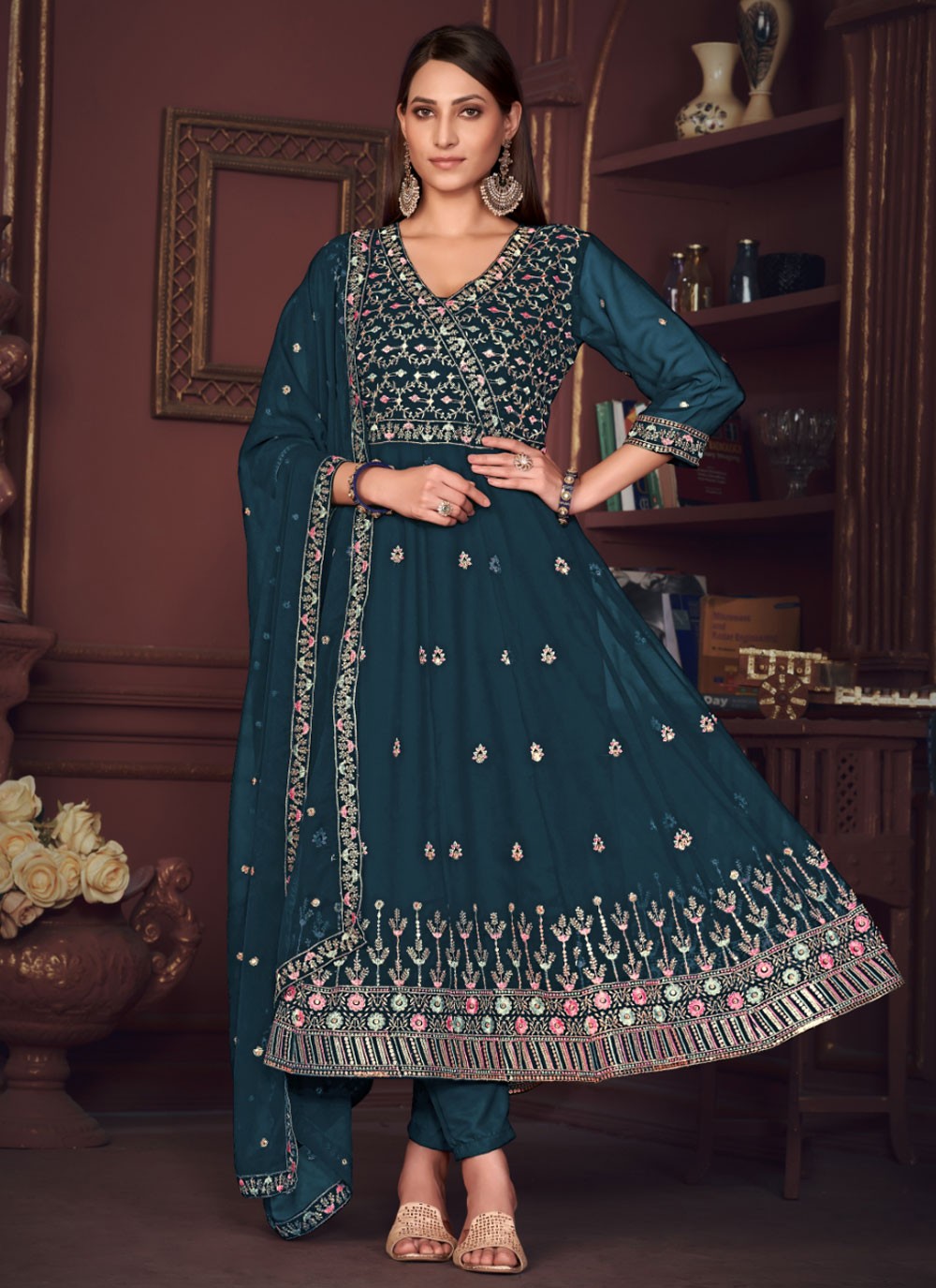 Georgette Salwar Suit - T2258